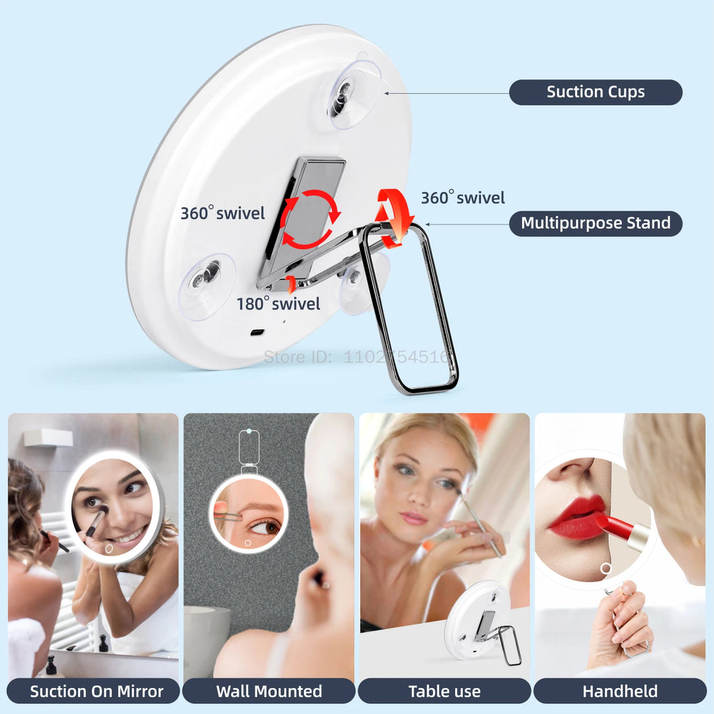 Portable LED Makeup Mirror