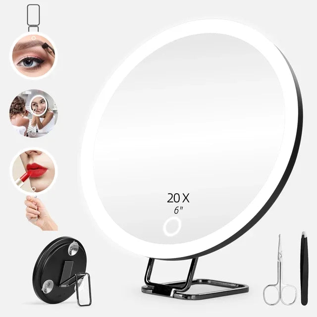 Portable LED Makeup Mirror