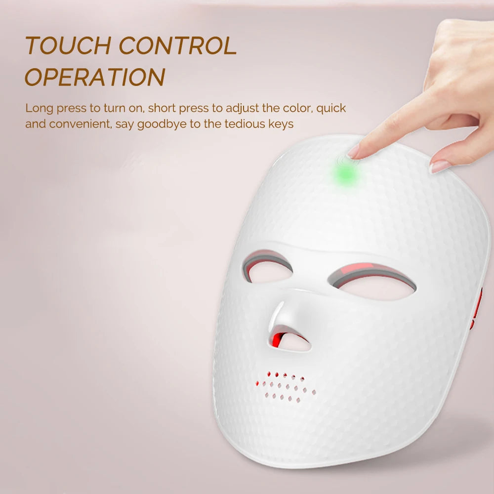 Face Mask Wireless LED Mask 7 Color LED
