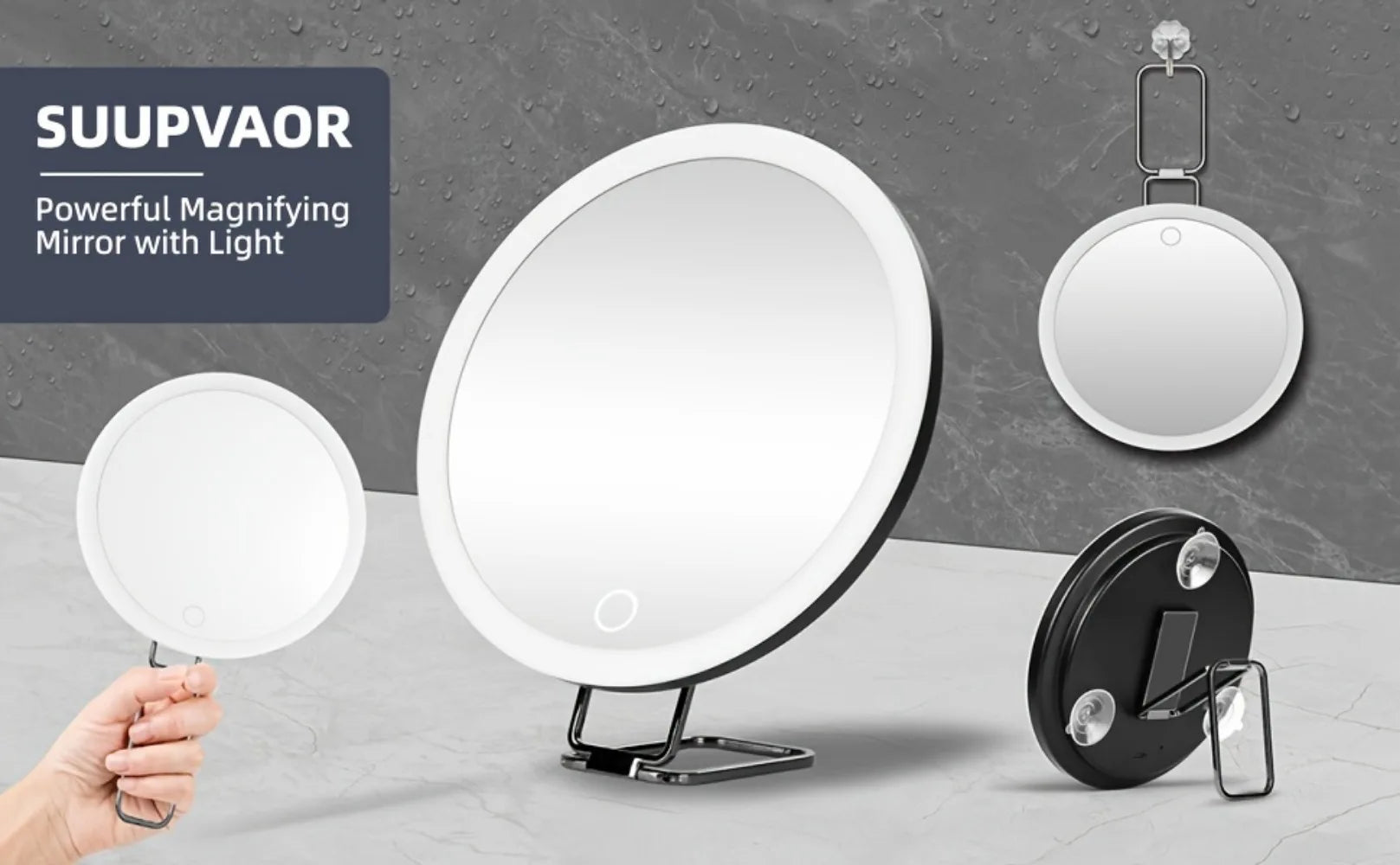 Portable LED Makeup Mirror