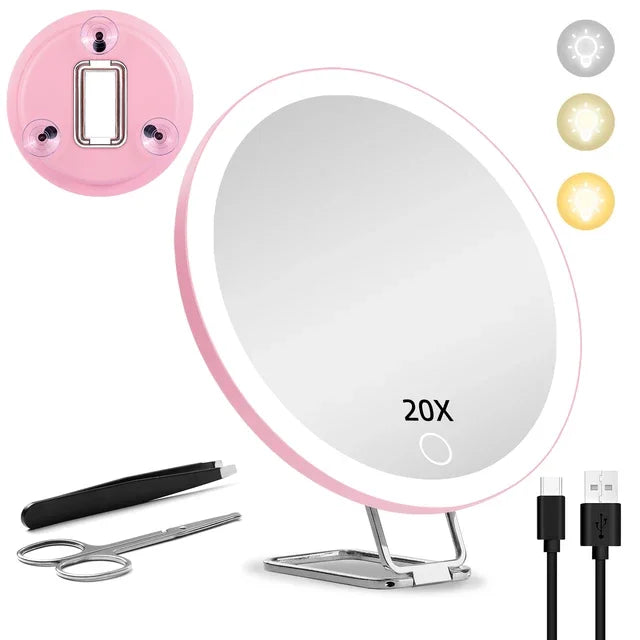 Portable LED Makeup Mirror
