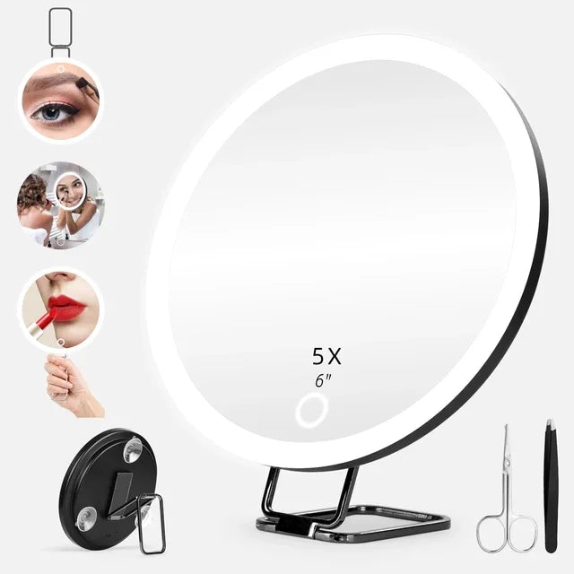 Portable LED Makeup Mirror