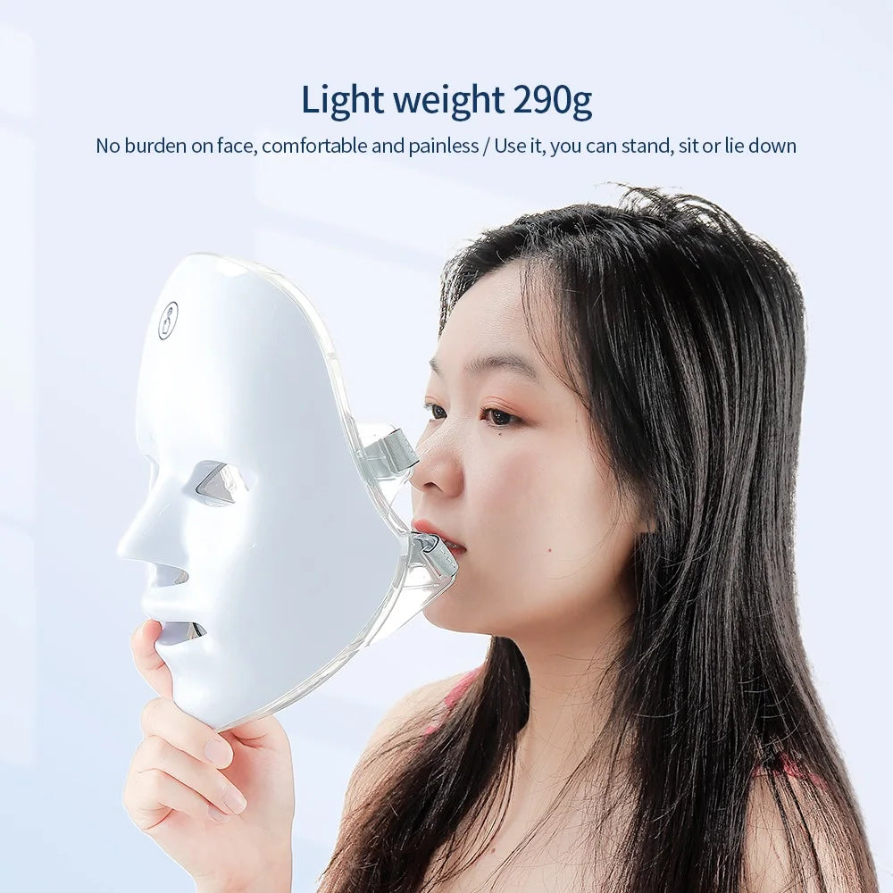 Face Mask Wireless LED Mask 7 Color LED